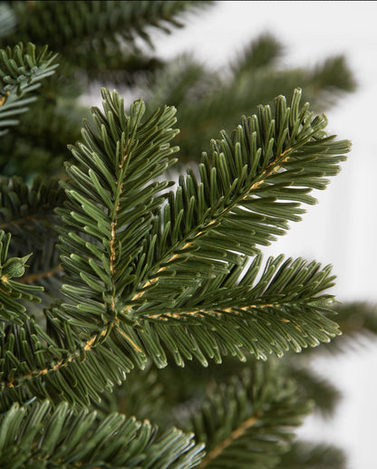 Classic Blue Spruce Christmas Tree with Built-In LED Lights