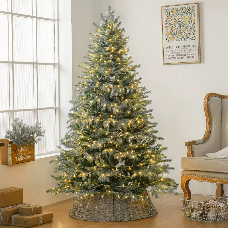 European Fir Christmas Tree with Built-In Lights