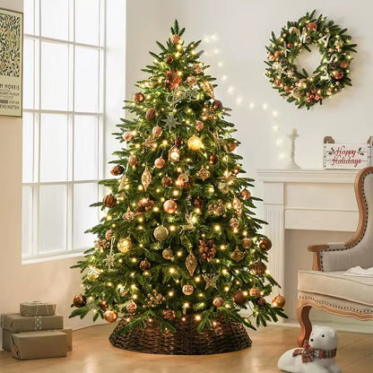 Fraser Fir Christmas Tree –  Fully Decorated Everything You Need for a Perfect Holiday Look!