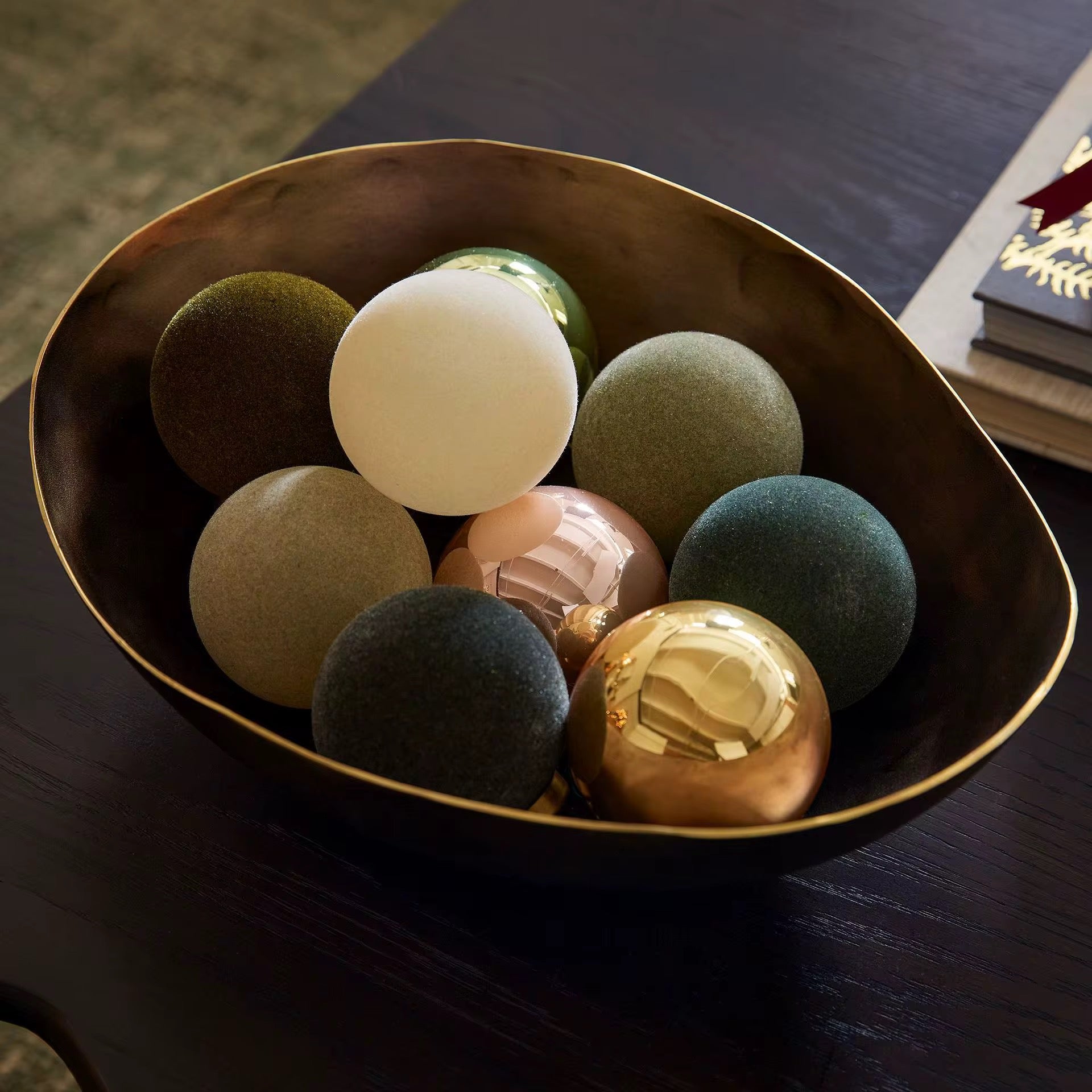 Christmas Balls - Premium Plush Ball Set 8cm | 9 pcs