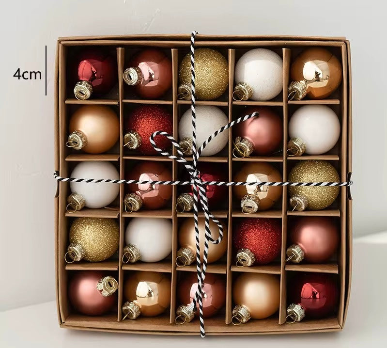 Christmas Balls - Colorful Glass Balls Premium Quality | 30pcs