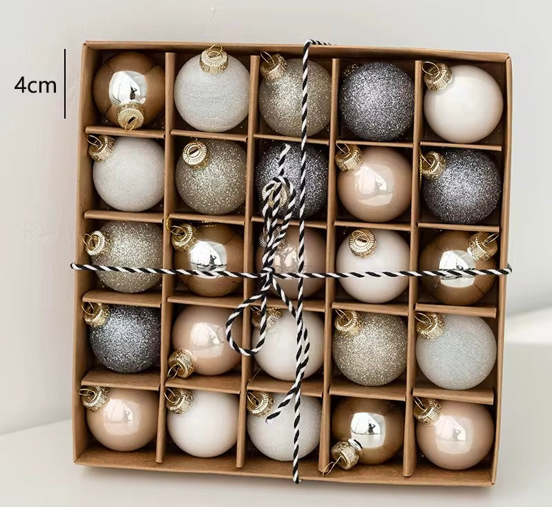 Christmas Balls - Colorful Glass Balls Premium Quality | 30 pcs