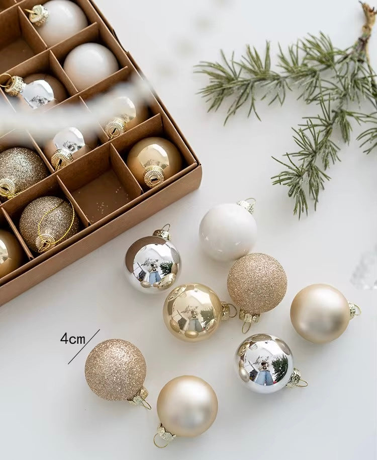 Christmas Balls - Colorful Glass Balls Premium Quality | 30 pcs